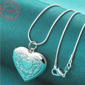 Sterling Silver Heart Locket Necklace